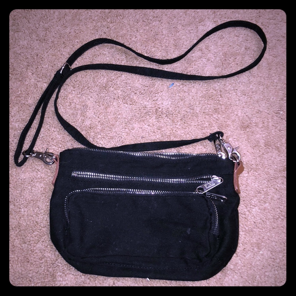 VS Pink fabric cross body